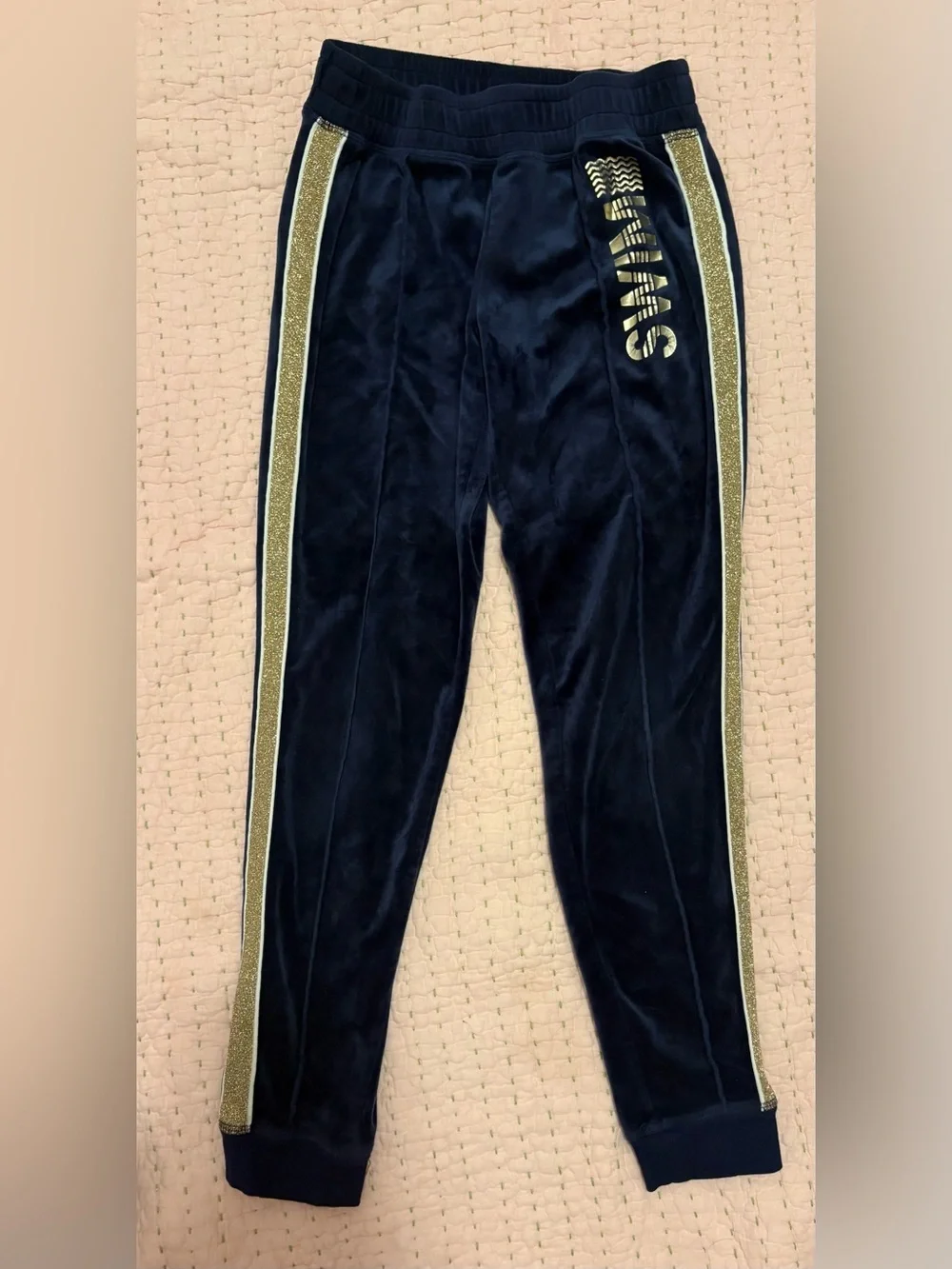 Justice navy velour